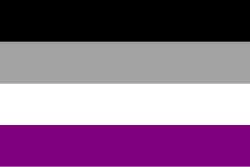 Asexual flag (horizontal stripes)