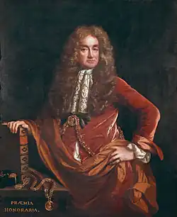 Portrait of Elias Ashmole, 1682