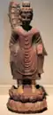 "Ashoka-type Buddha", 551 AD. An early example of Sichuanese Buddhist art with heavy Indian influence.[103]
