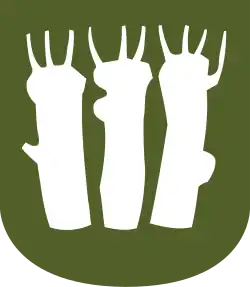 Coat of arms of Asker Municipality (1975-2019)