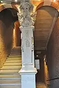 Assézat: grand stair.