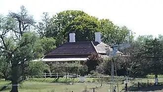 Assmanshausen Winery residence, as seen from Sandy Creek Road, Toolburra, 2015