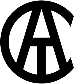 Logo with the letters A, C and T merged together