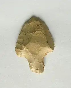Image 17Aterian point from Zaccar, Djelfa region, Algeria. (from Prehistoric Egypt)
