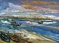 "At the Shore", by Lucille Wallenrod, Oil