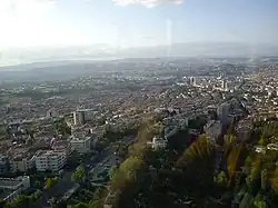 The view from Atakule to Çankaya.