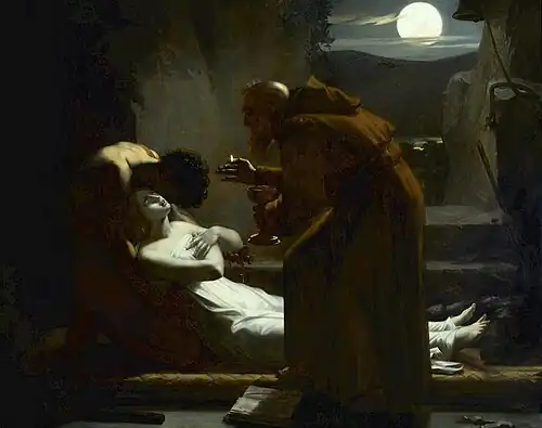 The Last Communion of Atala by Pierre Jérôme Lordon