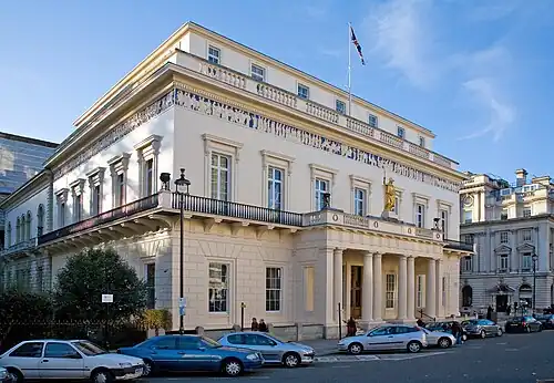 Athenaeum Club, London, designed by his son Decimus Burton, and of which he and Decimus were founders