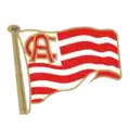 The initials are transferred to a flag with the new colors (1910–1913)