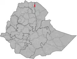 Location of Atsbi Wemberta