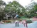 Air raid shelter, King Edward Park, and the start of Jacob's Ladder, 2019