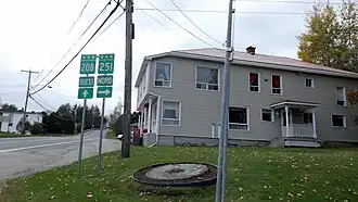 Eastern end in Martinville.