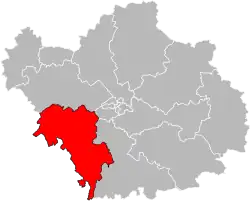 Situation of the canton of Aix-Villemaur-Pâlis in the department of Aube