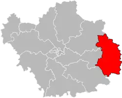 Situation of the canton of Bar-sur-Aube in the department of Aube