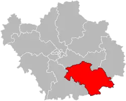 Situation of the canton of Bar-sur-Seine in the department of Aube