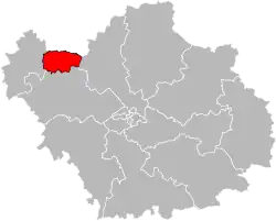 Situation of the canton of Romilly-sur-Seine in the department of Aube