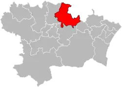 Situation of the canton of Le Haut-Minervois in the department of Aude