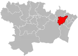 Situation of the canton of Narbonne-1 in the department of Aude