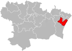Situation of the canton of Narbonne-2 in the department of Aude