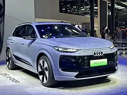 Audi Q6L e-tron at 2024 Auto Beijing