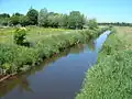 Bünzau River during summer