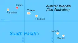 Location of Rurutu