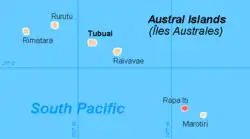 Location of Rapa