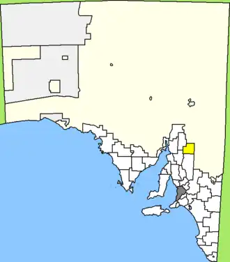 Location of District Council of Peterborough