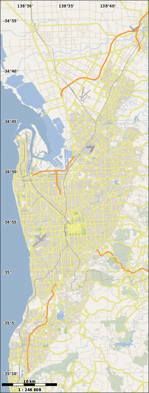 North Adelaide Golf Course is located in Greater Adelaide