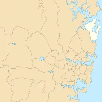 Location in Metropolitan Sydney