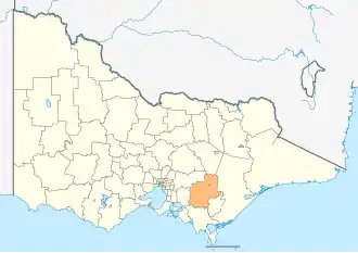 Location in Victoria