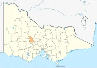 Location in Victoria