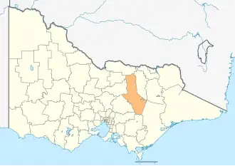 Location in Victoria