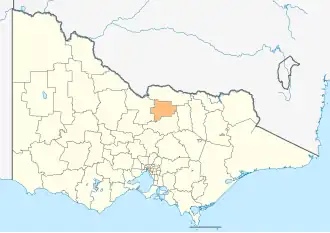Location in Victoria