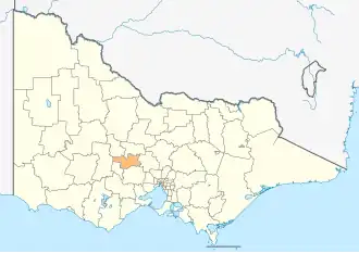 Location in Victoria