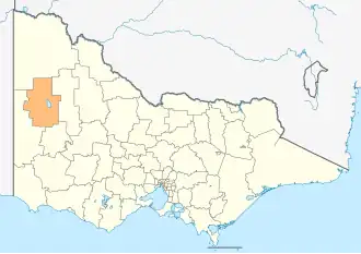Location in Victoria