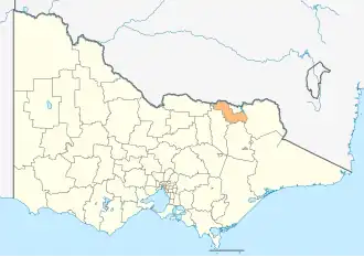 Location in Victoria
