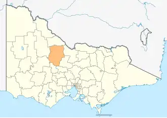 Location in Victoria