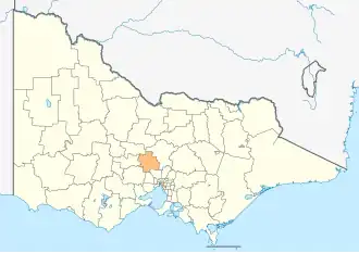 Location in Victoria