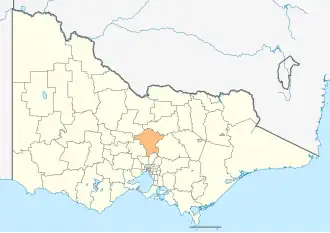 Location in Victoria