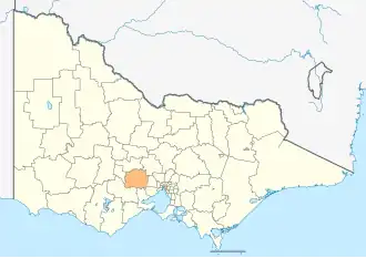 Location in Victoria