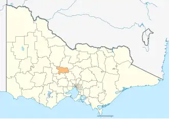 Location in Victoria