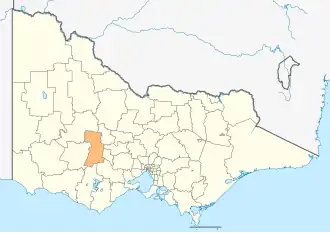 Location in Victoria