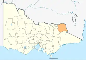 Location in Victoria