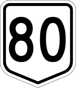National Route: used in QLD and partly in WA and VIC; remains on old signs in ACT.