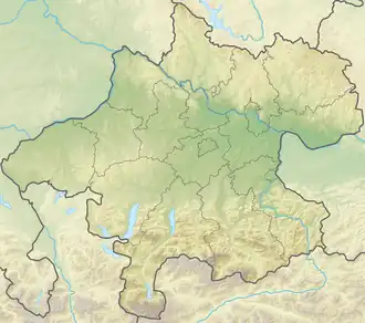 Vorderer Gosausee is located in Upper Austria