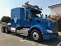 Embark Trucks autonomous semi cab on display