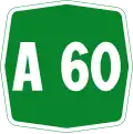 Autostrada A60 shield}}