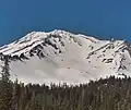 The size distribution of avalanche due to excess snow build up spans several orders of magnitude.[11]