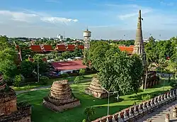 View of the Ayutthaya Historical Park, Phra Nakhon Si Ayutthaya, Thailand.